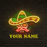 Custom Name Mexico Restaurant Decor Artwork Led Neon Sign Light