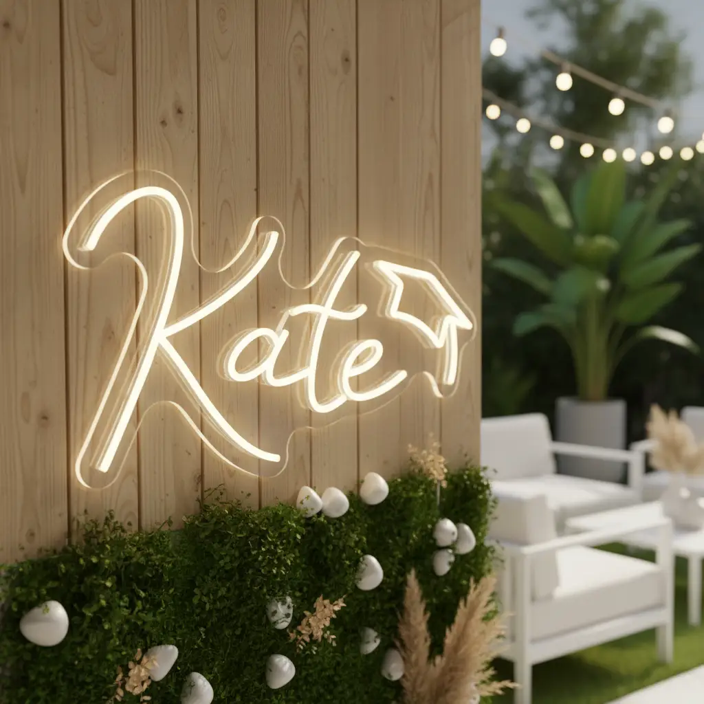 Custom Name Neon Light for Class of 2025 Prom Party Decor
