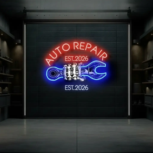 Custom Garage Neon Sign for Men Garage Led Neon Sign
