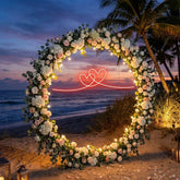 Double Heart Led Neon Sign Light