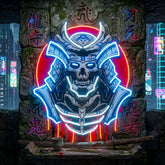 The Japanese Samurai Robot LED Neon Sign Light Pop Art