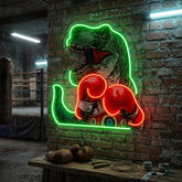 Jurassic Fighter LED Neon Sign Light Pop Art