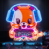 Cute cat Gaming LED Neon Sign Light Pop Art