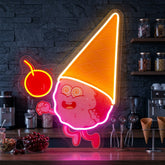 Magician Ice Cream LED Neon Sign Light Pop Art