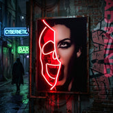 Hidden Mad Mind Collapse Art LED Neon Sign Light Pop Art