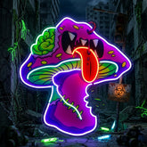 Mushroom Monster Streetwear LED Neon Sign Light Pop Art