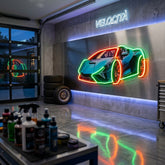 Hypercar LED Neon Sign Light Pop Art
