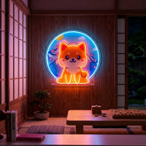 Shiba Mountain LED Neon Sign Light Pop Art