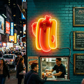Cool Hot Dog LED Neon Sign Light Pop Art