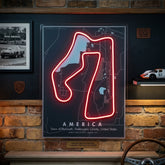 America Formula F1 Circuit LED Neon Sign Light Pop Art