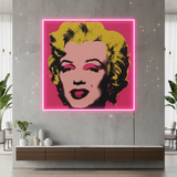 Elegant Woman Silhouette LED Neon Sign