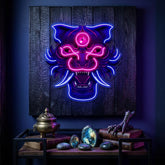 Evil Tiger Demon LED Neon Sign Light Pop Art