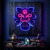 Evil Tiger Demon LED Neon Sign Light Pop Art