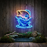 Fish Relax With Water LED Neon Sign Light Pop Art