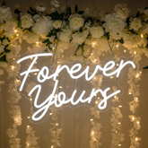 Forever Yours Bridal Shower Wedding Neon Sign