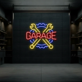 Garage Led Neon Sign for Man Cave Decor Space Decor Light