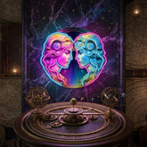 Gemini Zodiac Horoscope Neon Sign