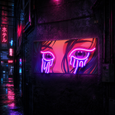 Glow in Her Eyes LED Neon Sign Light Pop Art