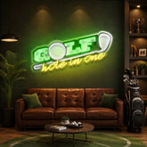 Golf Hole in one Led Neon Acrylic Artwork