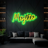 Green Mojito Neon Sign Led Light Up Wall Art