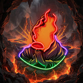 Grim Fire LED Neon Sign Light Pop Art