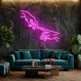 Hand Of God Led Neon Sign Light