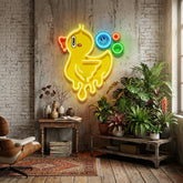 Happy Little Duck LED Neon Sign Light Pop Art