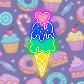 Ice Cream Neon Sign Restaurant Wall Decor Neon Sign