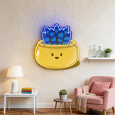Kawaii Cactus Funny LED Neon Sign Light Pop Art