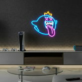 King Boo Neon Sign Ghost Led Neon Light Sign - VN03 - Customneonstudio