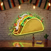 Let’s Taco’Bout It LED Neon Sign Light Pop Art