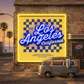 LosAngeles LED Neon Sign Light Pop Art