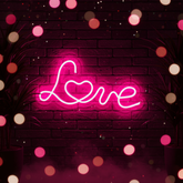 Love Neon Sign Mirror Neon Sign