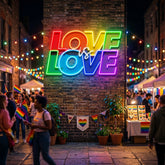 Love Is Love LED Neon Sign Light Pop Art