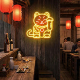 Lucky Cat Led Neon Sign Light