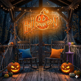 Halloween Pumpkin Neon Sign – LED Wall Light for Spooky Party & Haunted House Decor