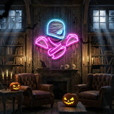 Mummy Halloween Artwork Led Neon Sign Light