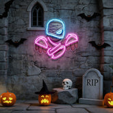 Mummy Halloween Artwork Led Neon Sign Light