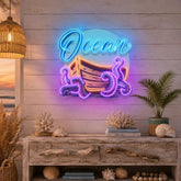 Ocean Labyrinth LED Neon Sign Light Pop Art