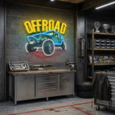 Offroad Adventure Car LED Neon Sign Light Pop Art