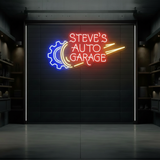 Personalized Garage Name Neon Sign Led Garage Neon Sign