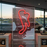 Phillip Island F1 Circuit LED Neon Sign Light Pop Art