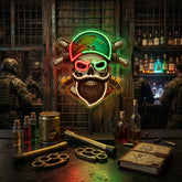 Pirate Skull LED Neon Sign Light Pop Art