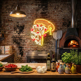 Pizza Monsters LED Neon Sign Light Pop Art