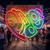 Pride In Heart LED Neon Sign Light Pop Art