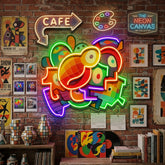 Quirky Elements Abstract Art LED Neon Sign Light Pop Art