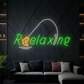 Relaxing Neon Led Sign Fishing Fish Club Neon Sign
