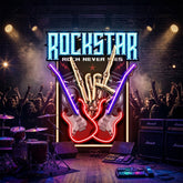 Rock Star LED Neon Sign Light Pop Art