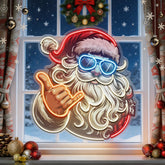 Santa Clause Rocking LED Neon Sign Light Pop Art