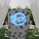 Smiley Face Neon Sign OK Neon Sign Wall Decor Art